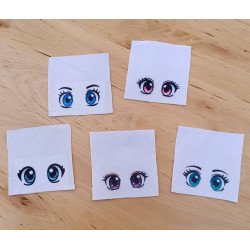 Yeux pour porte monnaie hibou - couleur au choix