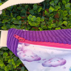 Sac banane licorne enfant fait main I De nature colorée