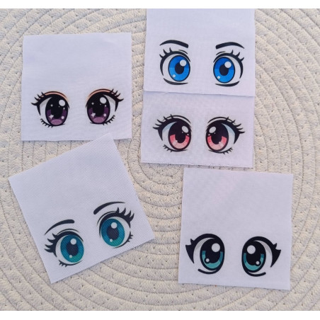 Yeux sublimation pour le poulpe - couleur au choix