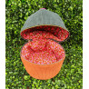 Trousse de toilette cactus en velours côtelé fait main I De Nature Colorée