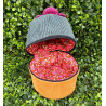 Trousse de toilette cactus- petit modèle- velours côtelé