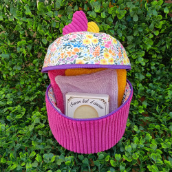 Trousse cupcake artisanale fait main I De nature colorée