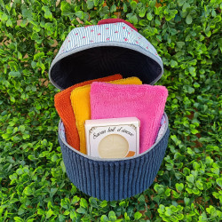 Trousse cupcake coquelicot artisanale fait main I De Nature Colorée