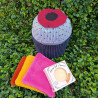 Trousse cupcake coquelicot artisanale fait main I De Nature Colorée