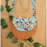 Sac à main enfant sherpa caramel – Rabat Liberty – Fait main doux et original