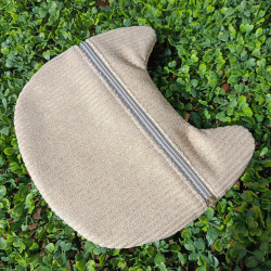Trousse de toilette plate chat en velours I De Nature Colorée