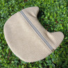 Trousse de toilette plate chat en velours I De Nature Colorée