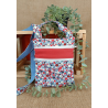 Sac pochette tissu Liberty – Petit sac bandoulière fait main fleuri