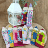 Marque-page tissu crayon – Motif & couleur au choix – Fait main