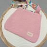 Sac hibou pastel en tissu – Sac original fait main pour femme ou enfant