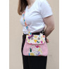 Sac hibou pastel en tissu – Sac original fait main pour femme ou enfant