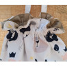Sac à chaussons maternelle animaux – Fait main en coton