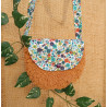 Sac à main enfant sherpa caramel – Rabat Liberty – Fait main doux et original