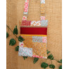 Petit sac bandoulière patchwork – Sac tissu bohème coloré fait main