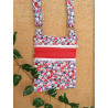 Sac pochette tissu Liberty – Petit sac bandoulière fait main fleuri