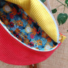 Sac banane XXL en velours upcyclé – Sac banane coloré et fait main