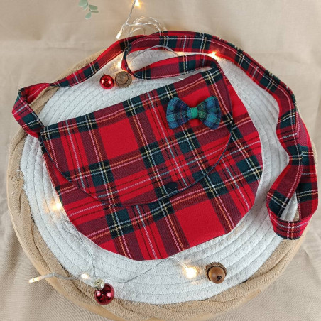 Sac Tartan Rouge – Sac Bandoulière Écossais Chic | Accessoire Mode Artisanale