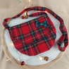 Sac Tartan Rouge – Sac Bandoulière Écossais Chic | Accessoire Mode Artisanale