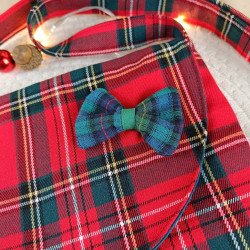 Sac Tartan Rouge – Sac Bandoulière Écossais Chic | Accessoire Mode Artisanale