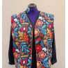 Gilet sans manches femme motif floral | Style bohème chic