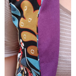 Gilet sans manches femme motif floral | Style bohème chic
