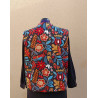 Gilet sans manches femme motif floral | Style bohème chic