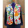 Gilet sans manches femme coloré – Style bohème- taille L