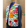 Gilet sans manches femme coloré – Style bohème- taille L