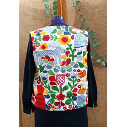 Gilet sans manches femme coloré – Style bohème- taille L