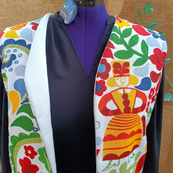 Gilet sans manches femme coloré – Style bohème- taille L