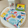 Pochette livre enfant jungle – Housse album maternelle en tissu