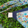 Sac banane liberty bleu – Sac fleuri chic et pratique