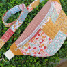 Sac banane patchwork fleuri – Sac ceinture original et tendance