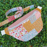 Sac banane patchwork fleuri – Sac ceinture original et tendance