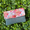 Pochette à clés et cartes en velours côtelé I Artisanat Metz