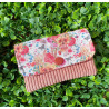 Pochette à clés et cartes en velours côtelé I Artisanat Metz