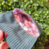 Pochette à clés et cartes en velours côtelé I Artisanat Metz