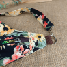 Sac banane XXL femme – Fleurs automnales – Grand format fait main