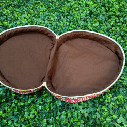Trousse de toilette Fraise en tissu I création artisanale Metz