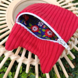 Hibou en velours côtelé artisanal I De Nature Colorée