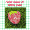 Patron de couture PDF trousse de toilette fraise I De Nature Colorée